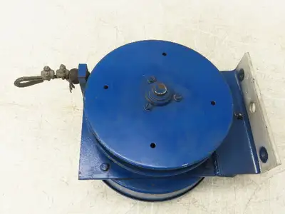 Tool Balancer 12' Cable Ratchet Locking Reel Spring Rewind 30Lb Lift