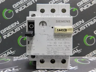 Lot of 5 Siemens 3VU1300-1MG00 Circuit Breakers Used