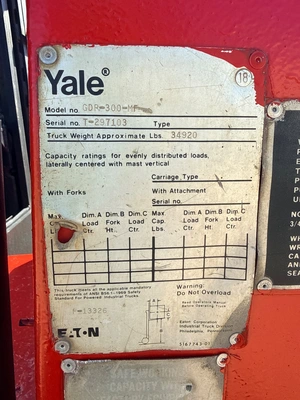 YALE GDP300 Forklift | Liberty Machine Works LLC (18)