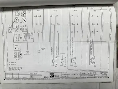 6" HIGH X 14" WIDE DIMTER  OPTICUT MODEL #S75 CROSS-CUT AUTOMATIC WOOD SAW, NEW 2003: STOCK #22923