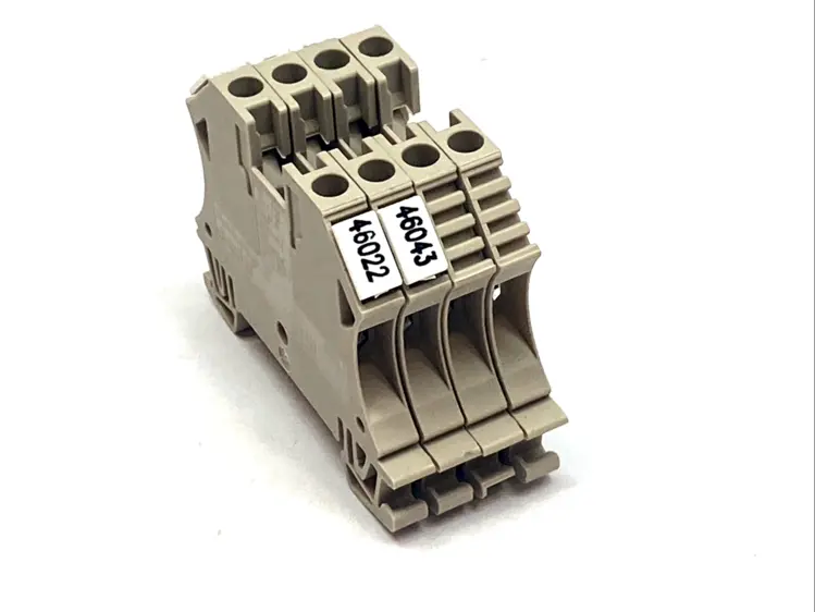 Used WEIDMÜLLER FEED-THROUGH TERMINAL BLOCK LOT OF 4 Terminal Blocks | Maverick Industrial Sales #1105655