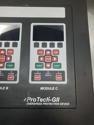 Used Woodward 8237-1369 ProTech GII Panel Mount Turbine Controller Automation Control (HMI) South Carolina US | Palmetto Automation #1542073