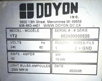 USED DOYON 1T2