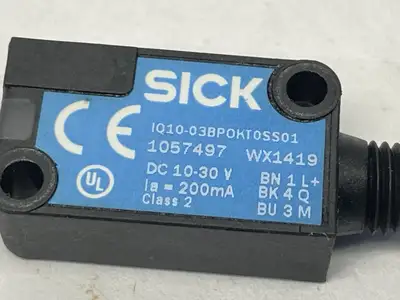IQ10-03BPOKT0SS01 | Sick  Inductive Proximity Sensor 10-30VDC 1057497 - Used