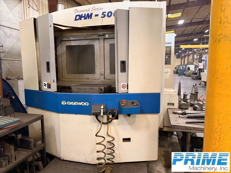 2002 DAEWOO DHM 500 MACHINING CENTERS,HORIZ,N/C & CNC(Incl.Pallet Changers) | Prime Machinery