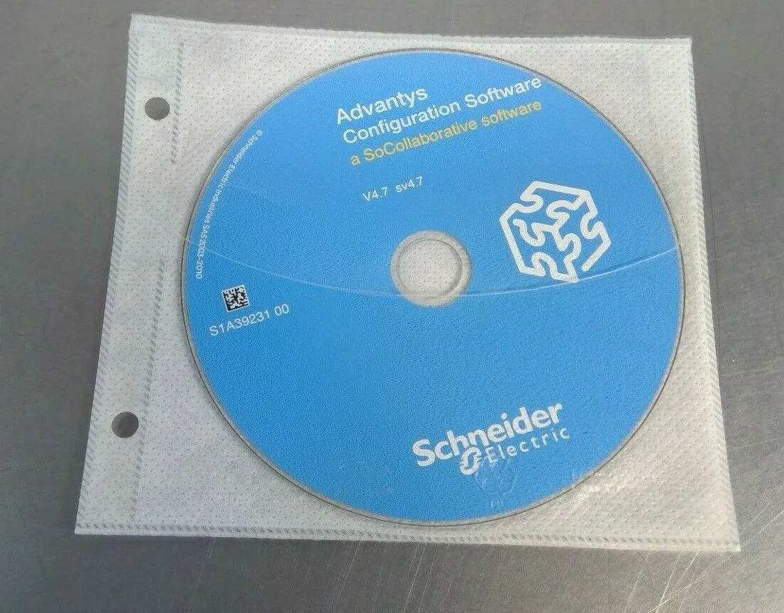 Schneider Electric S1A3923100 Advantys Configuration Software V4.7 3C