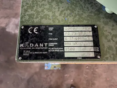 USED 2009 KADANT FG 75 25