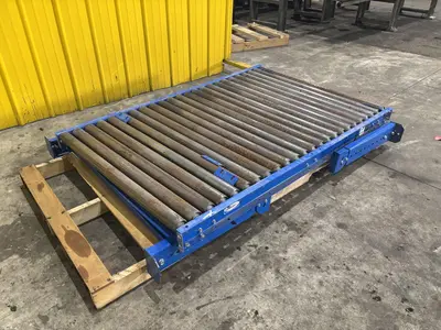 48" X 96" LEWCO ROLLER CONVEYOR: STOCK #23307