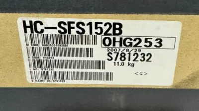 NEW MITSUBISHI HC-SFS152B SERVO MOTOR 2000R/MIN HCSFS152B