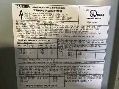 Used 2017 EATON DH322FGK Switchgears Ohio US | HGR 24 #1561780