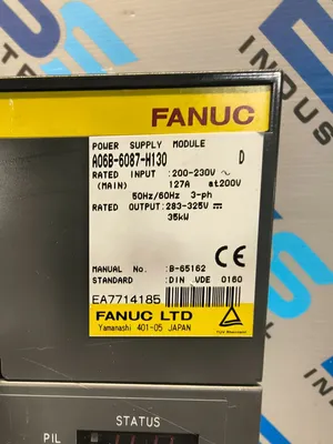 Used FANUC LTD A06B-6087-H130 Power Supply - High Voltage South Carolina US | ESS Industrial Equipment Sales #1512948