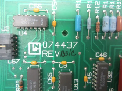 Used Leeds & Northrup 074437 PC Board