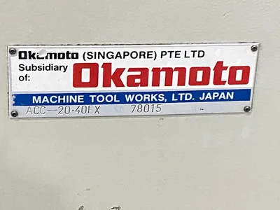 OKAMOTO ACC-2040EX Reciprocating Surface Grinders | Machinery For Sale (9)