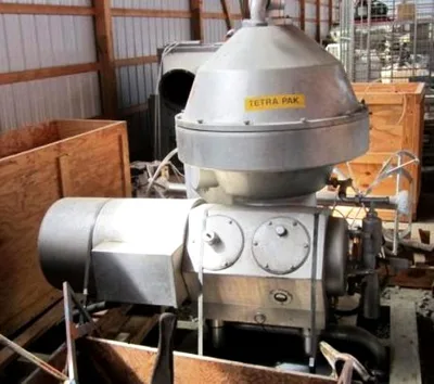 Alfa-Laval CRPX 714 HGV-14C peel oil separator, 316SS.