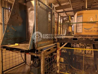 USED RETECH SHREDDER/GRANULATOR/CONVEYOR SYSTEM