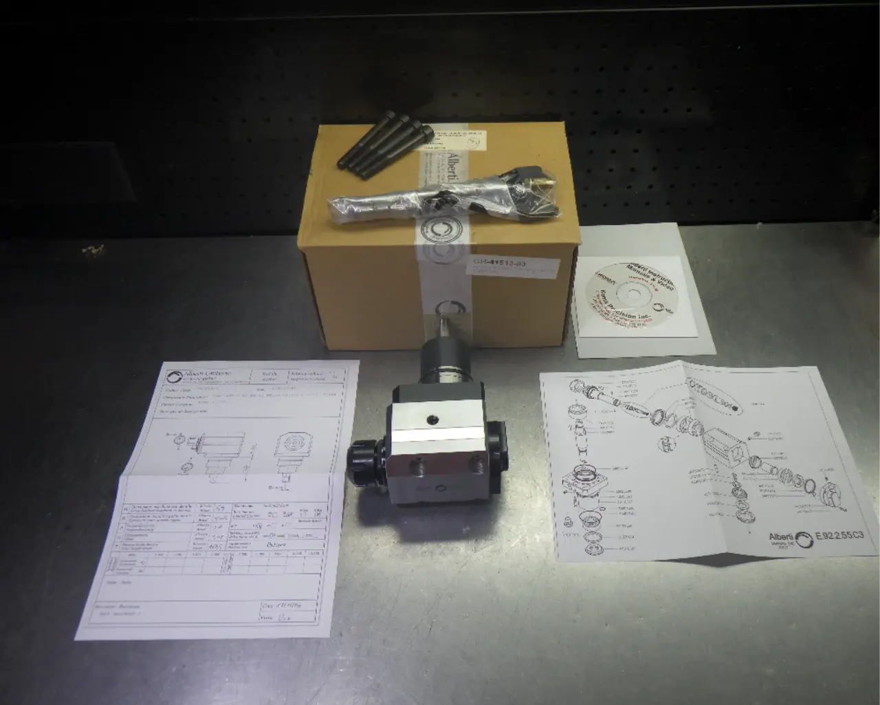 Alberti BMT55 ER25 Right Angle Head For Nakamura Machines KZ-1513-C/M90-2.5 (LOC188A)