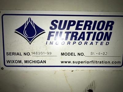 Superior Super Vac SV-4-60 Fully Automatic Vacuum Filtration