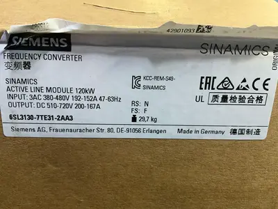 Used SIEMENS 6SL31307TE312AA3 AC Drive Power Modules Ohio US | HGR 24 #1357320