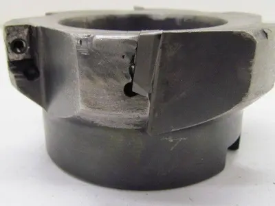 Ingersoll 4" Face Mill indexable Milling Cutter 1 1/2" Arbor 6-Inserts