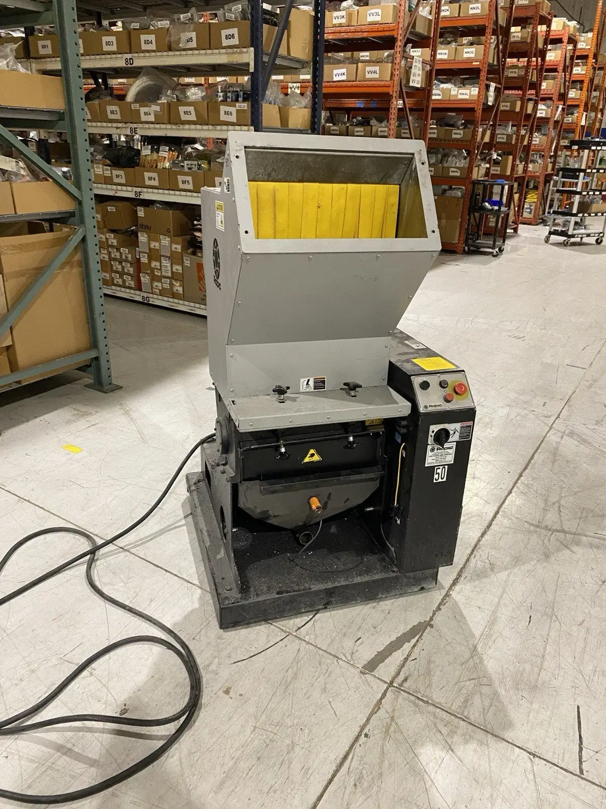 Used RAPID 200 SERIES PLASTIC GRANULATOR 460V 3PH SELLING AS IS Granulators Michigan US | Maverick Industrial Sales #1093005