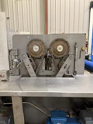 APV 48" TWO ROLL EXTRUDER WITH ULTRASONIC GUILLOTINE CUTTER