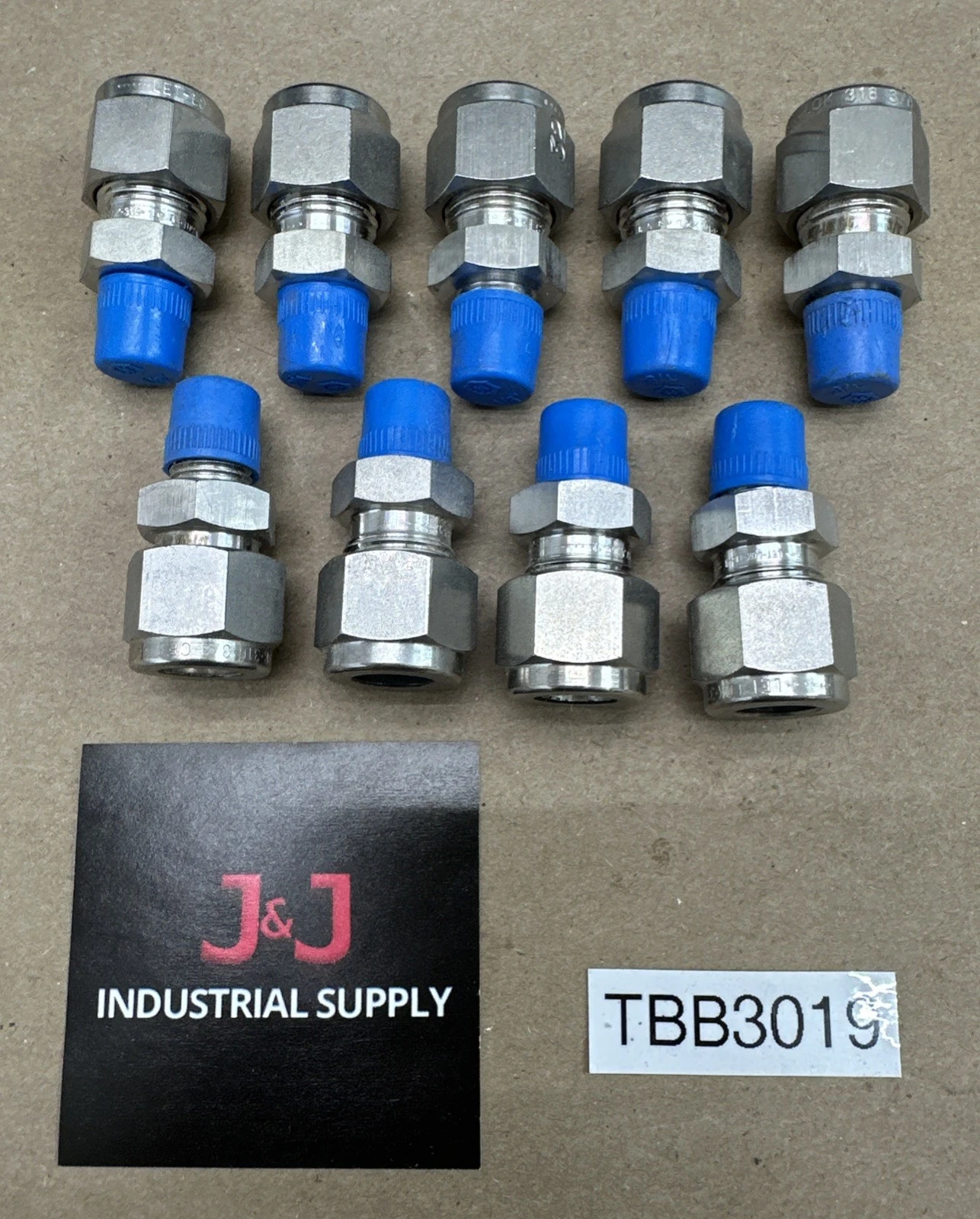 NEW Ham-Let 3/8 Compression To 1/8