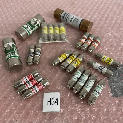 (24) New Assortment No Box; Bussmann,Littlefuse,Ferraz Shawmut (See Description)
