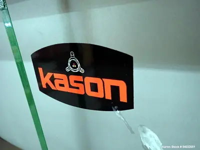 Used Kason Double Spiral Ribbon Blender – 18 Cu Ft Stainless Steel Mixer