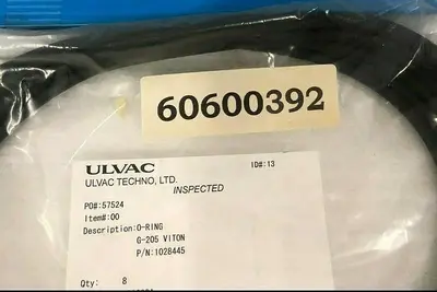 ULVAC O-RING G-205 VITON 60600392