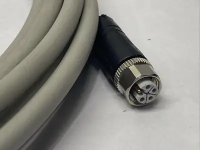 V15L-G-5M-PUR-U, 300755 | Pepperl+Fuchs V15L-G-5M-PUR-U Cordset Female M12 5-Pin 5m 300755 - Used
