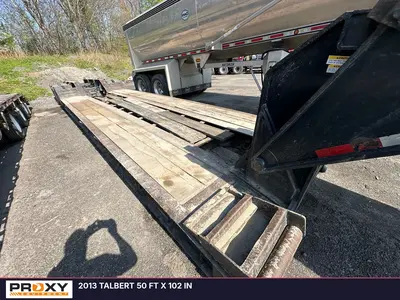 Used 2013 TALBERT 50 FT X 102 IN Lowboy Trailers Pennsylvania US | Proxy Equipment #1388772