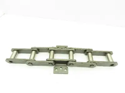 Tsubaki P-5518 Steel Attachment Roller Chain w/Connector Links 4" Pitch