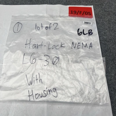 Used Arrow Hart ["L6 30", "L6-30"] Electrical Fittings California US | Davliegogo LLC #1706445