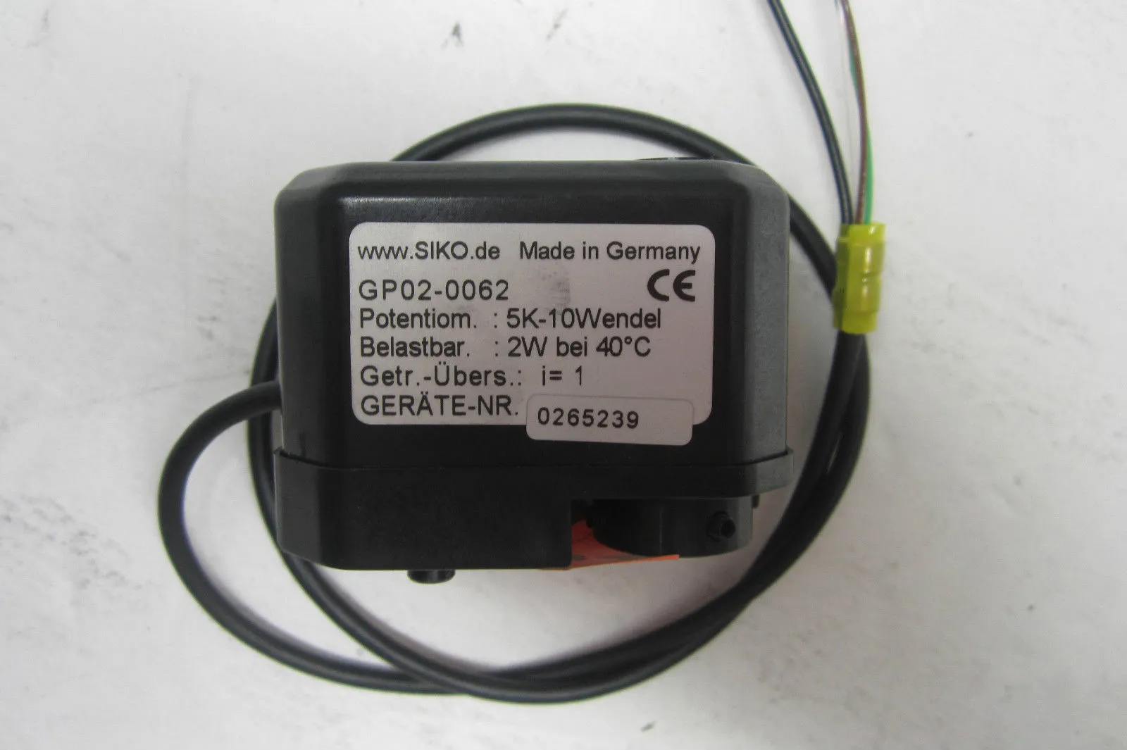 NEW SIKO GP02-0062 POTENTIOMETER GP020062