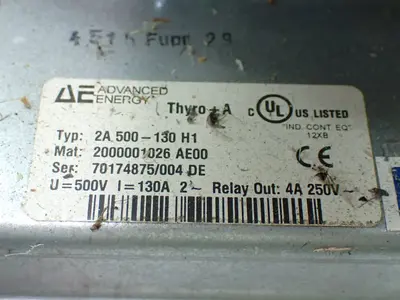 USED ADVANCED ENERGY 2A 500130 H1