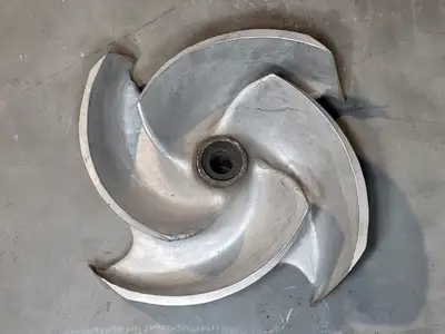 4-Vane Impeller for 3175S Pump, Size 6, CF8M