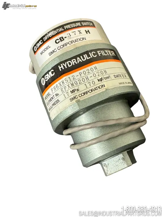 Used SMC FH6XN512-P020N Parts (Hydraulics and Pneumatics) Kentucky US | Industrial Parts R Us Inc. #1486579