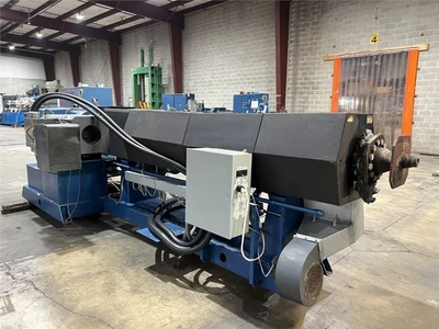 4.5" John Brown/Egan Ram Stuffer Extruder, 32:1 L/D, 250 Hp AC Motor