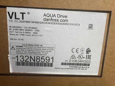 Danfoss FC-202P90KT4P66H2XGX3XXSXXX XAXBXCXXXXDX Variable Frequency Drives | Fram Fram LLC (9)