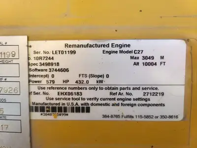 USED 2017 CATERPILLAR 2712219PBXCH