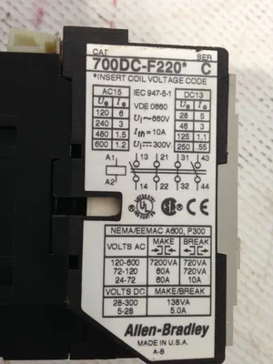 USED ALLEN-BRADLEY 700DC-F220