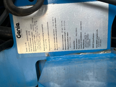 USED 2018 Genie S-45