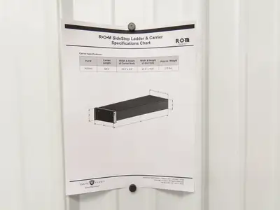 ROM Semi Trailer Belly Carrier Storage Box Safe Fleet