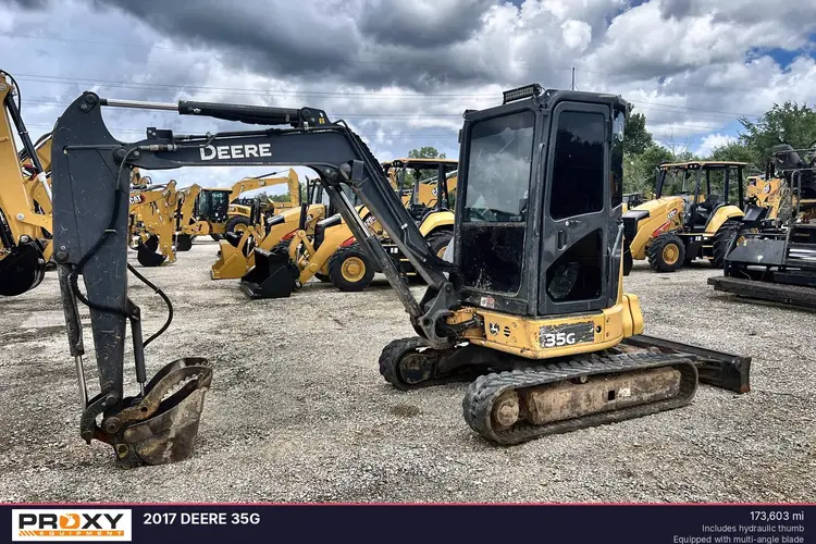 Used 2017 DEERE 35G Crawler Excavators - Mini Louisiana US | Proxy Equipment #1377984