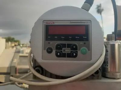 Kelvin 50 HP hydraulic pumping system, controls, HYDAC Contamination Sensor cart