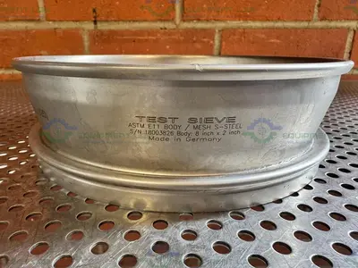 Used RETSCH SIEVE FRAME AND SCREEN, 8" DIAMETER X 2" DEEP, 45UM MESH SIZE Sieves & Sieve Shakers California US | Equipment Lab #1461705
