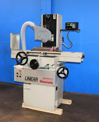Used 2013 Okamoto Linear 618B, 2013, SONY 2X DRO (.00005" Res.), Reciprocating Surface Grinders New Jersey US | Machinery Values #944349
