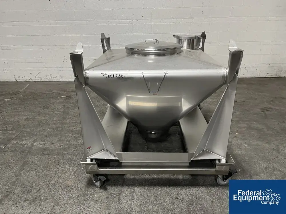 USED Matcon 500 Liter Matcon IBC Bin, S/S
