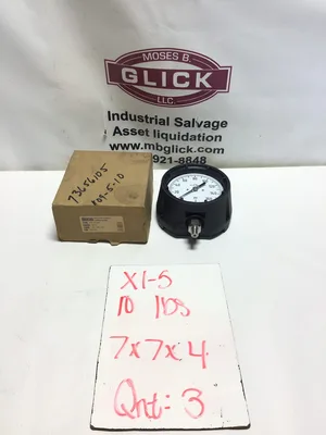 Wika 9834591 Pressure Gauge 1/4″ NPT LM 0-160 PSI 316 SS Tube & Connection
