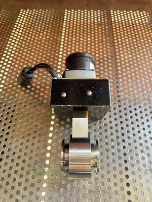 Used MKS 253B-15761  STAINLESS STEEL EXHAUST THROTTLE VALVE W/ KF 40 FITTING Valves/Fittings California US | Equipment Lab #1329350